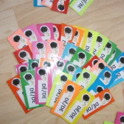 Kartičky do hry Tik Ťak Bum – skupiny DĚ, TĚ, NĚ, BĚ, PĚ, VĚ, MĚ